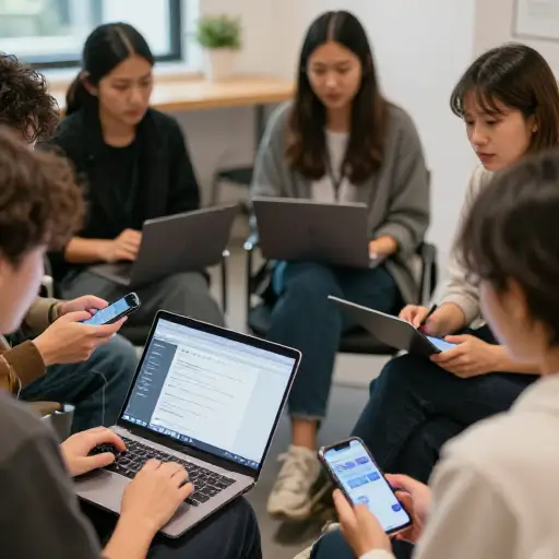 他们利用社交媒体宣传这次活动。