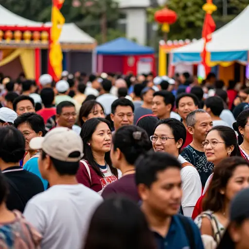 这次活动取得了巨大的成功，吸引了来自全国各地的人们。