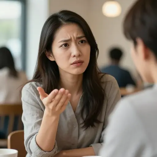 「你必须听我说，」她有力地说。