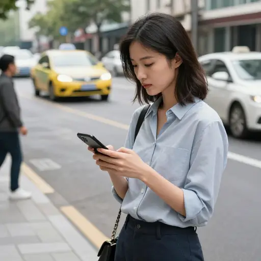 她决定不冒任何风险，预订了出租车而不是步行。