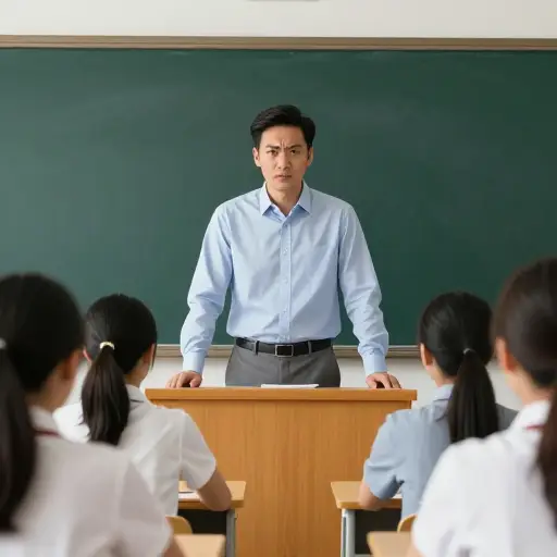在我的课堂上，我不会容忍那种行为。
