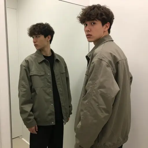 你觉得这件夹克对我来说太大了吗？