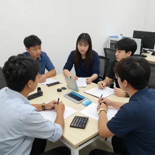 他们用有限的资金创办了一家小企业。