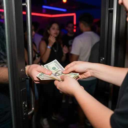 他们只进夜店就收你20美元。