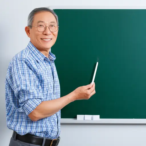 我爷爷以前是一名老师。