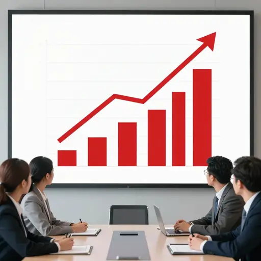 我们公司今年的利润大幅增长。