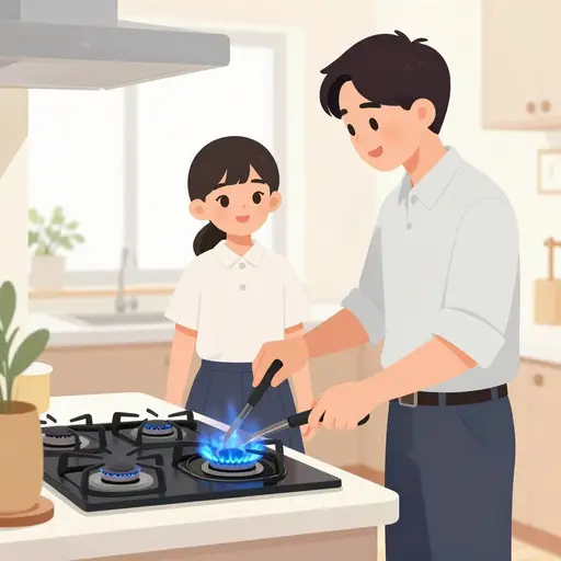 你家里用燃气吗？