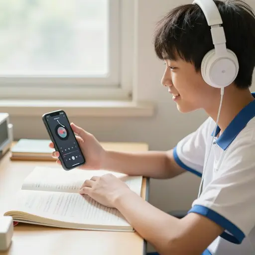 我把英语和我最喜欢的歌曲联系起来。