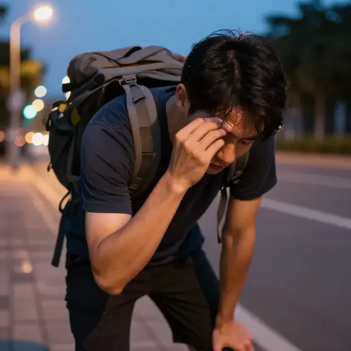 走了那么远的路，我太累了。
