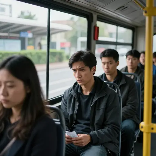 他可能坐错了车。