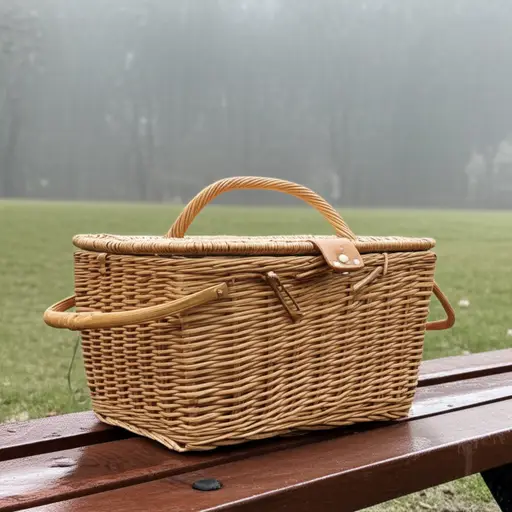 因为下雨，我们没能去野餐。