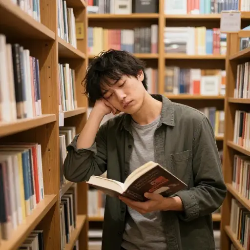 我不得不去了三家不同的书店，才找到她想要的那本书。