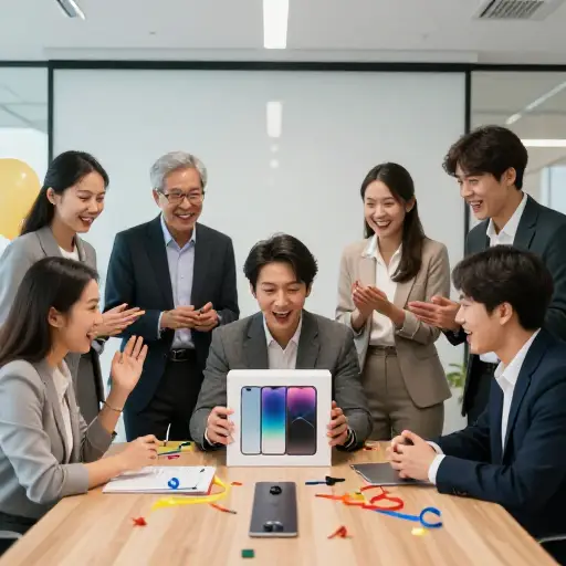新产品的发布在办公室里引起了真正的兴奋。