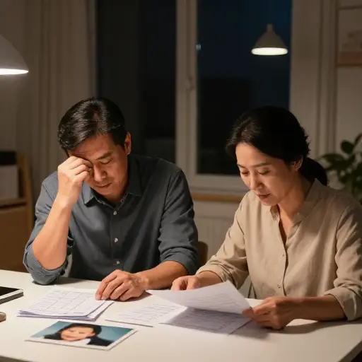 父母常常为了子女的未来做出牺牲。