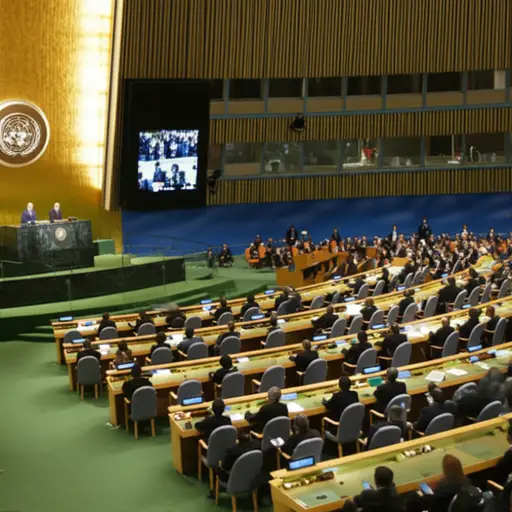 这位外交官在联合国会议上发表了重要讲话。