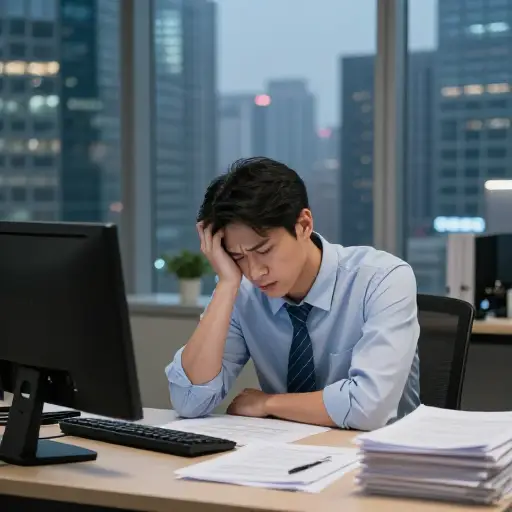现代生活的压力有时会让人难以承受。