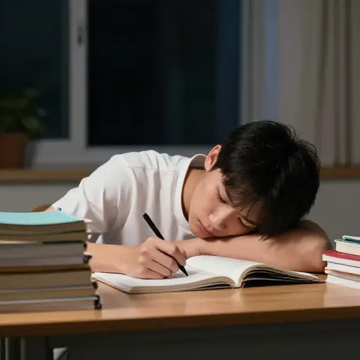 即使他努力学习，他可能也通不过考试。