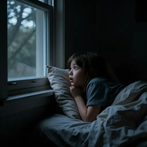 夜晚的奇怪声音让我害怕极了。