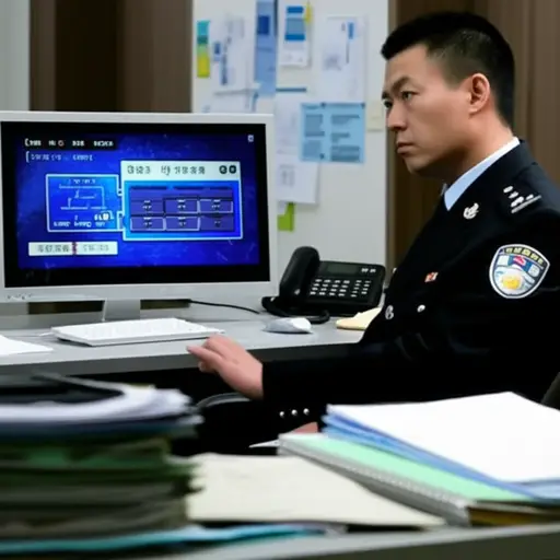 他参与的那个诈骗游戏终于被警方识破了。