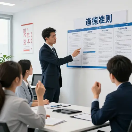 公司的道德标准被严格执行。