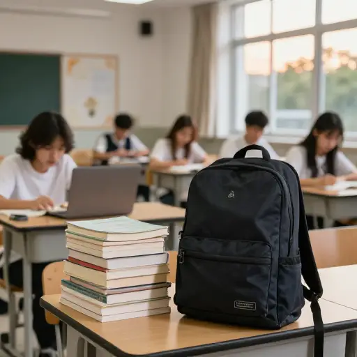 这个背包容量很大，能装下我所有的课本和笔记本电脑。