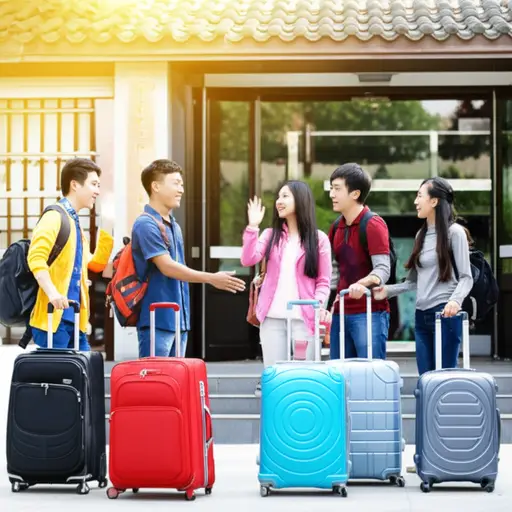 我们热情地欢迎了来自法国的交换学生。
