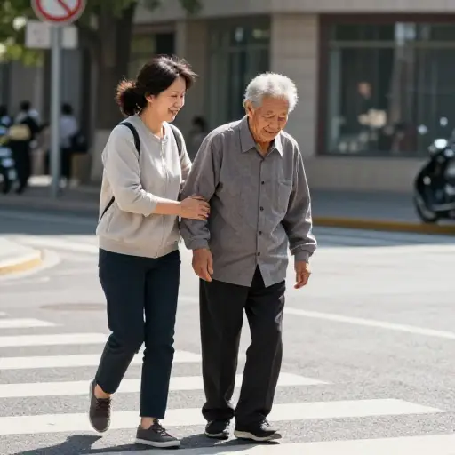 她是一位个人品德非常高尚的女性。