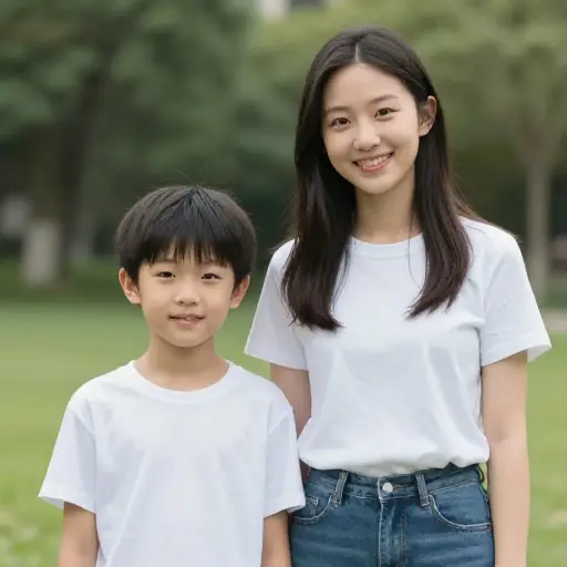 她有一个比她小两岁的弟弟。