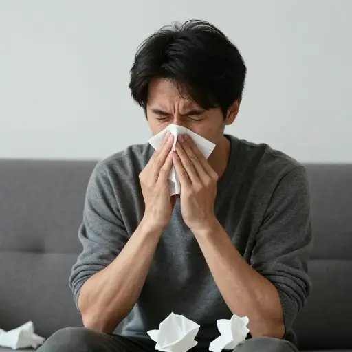 生病时，我们往往会更频繁地打喷嚏。