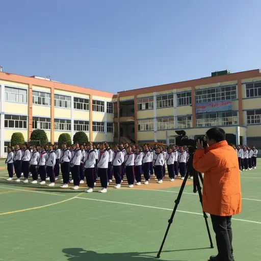 学校请了一位摄影师来拍班级照。
