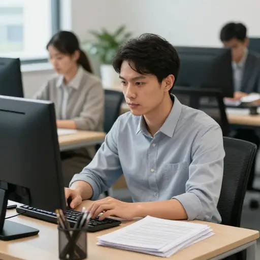 他不是明星员工，但完全能胜任工作。