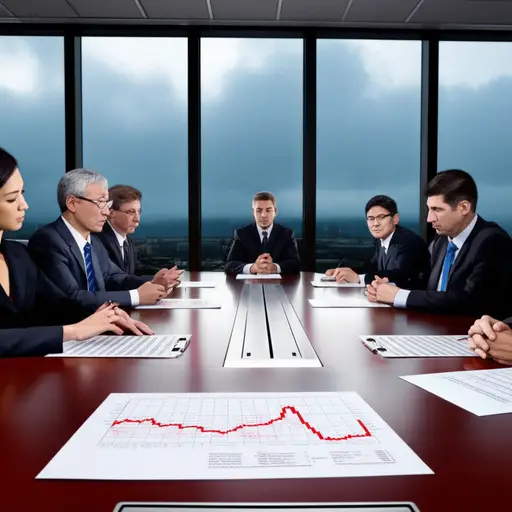 公司财务危机达到顶点后，董事会终于决定进行彻底改革。