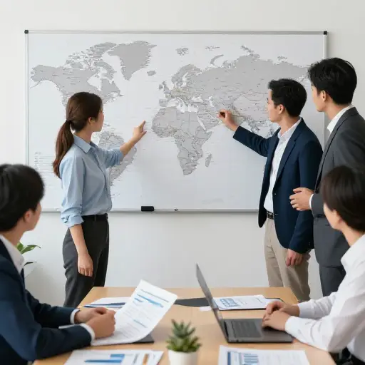 公司正在探索亚洲的新市场。