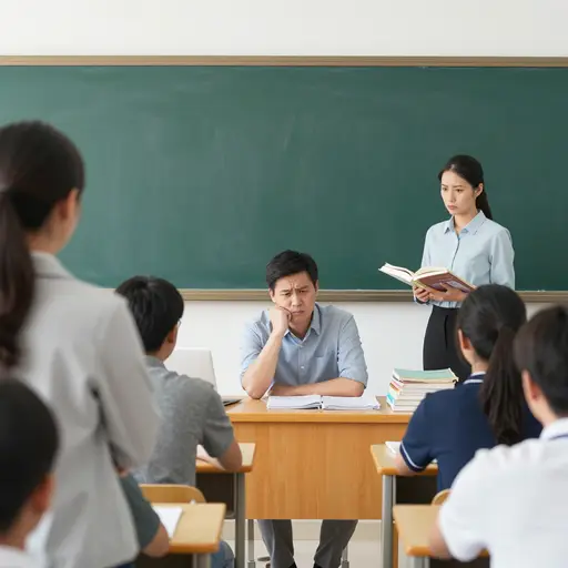 家长们抱怨说，一些代课老师明显不合格。