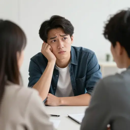 他花了一段时间才理解我们的意思。