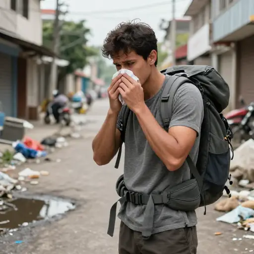 旅行者在卫生条件较差的地区应谨慎，以防感染腹泻。