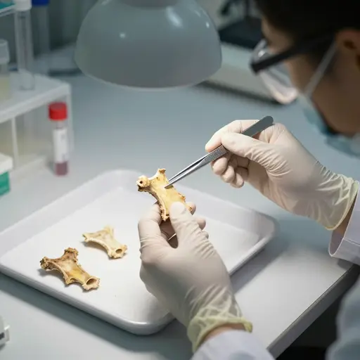 考古学家从中世纪头骨特别致密的岩部骨骼中提取了古代DNA。
