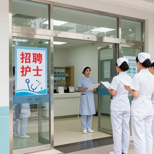 这家医院正在招聘合格的护士。