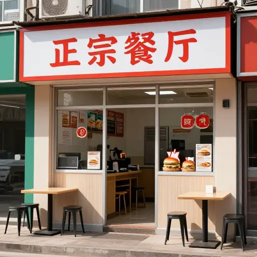 那家所谓的“正宗”餐厅不过是一家快餐汉堡小店。