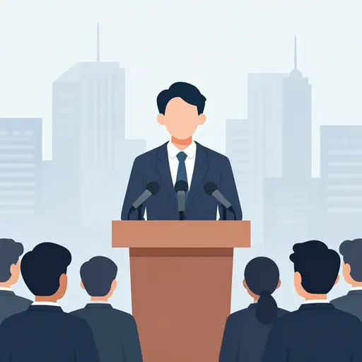 这位总理就经济危机向全国发表了讲话。