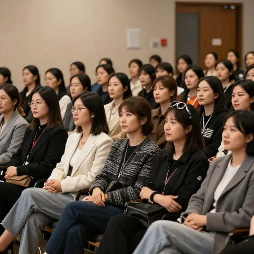 这场活动的观众全部是女性。
