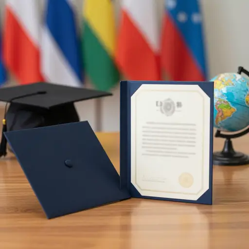 在一些国家，这个证书相当于大学学位。