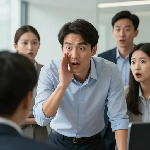 他散播关于他同事的恶毒谣言，意图损害她的声誉。