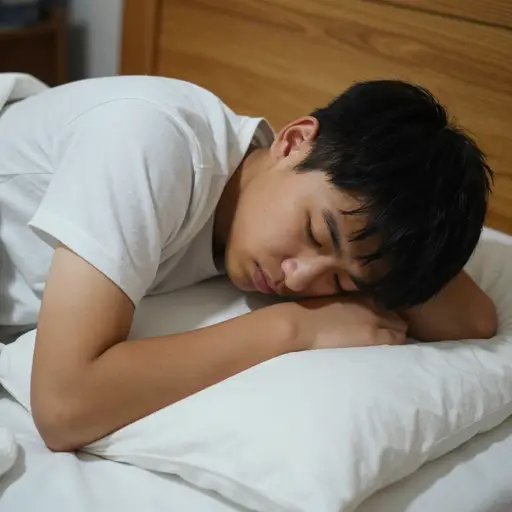我后悔昨晚熬夜的决定。