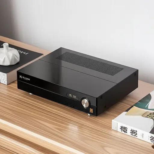 我房间里有一台CD播放器。