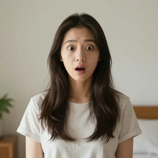 她的第一反应是震惊和难以置信。