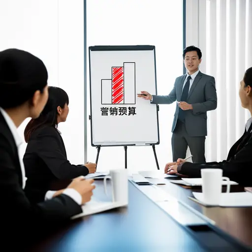 为了降低成本，公司将营销预算削减了一半。