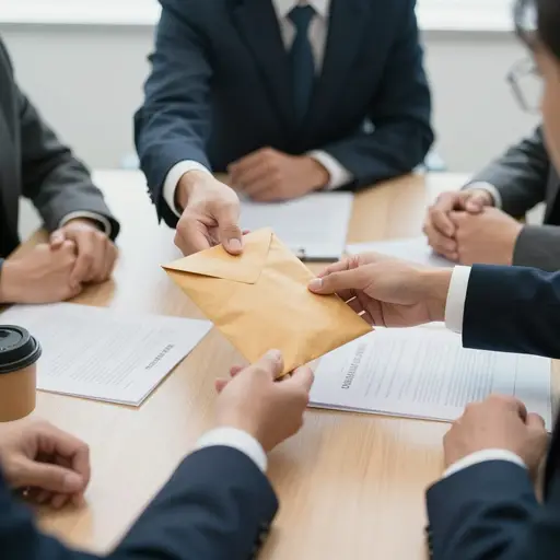 调查揭示了公司内部一个贿赂和腐败的网络。