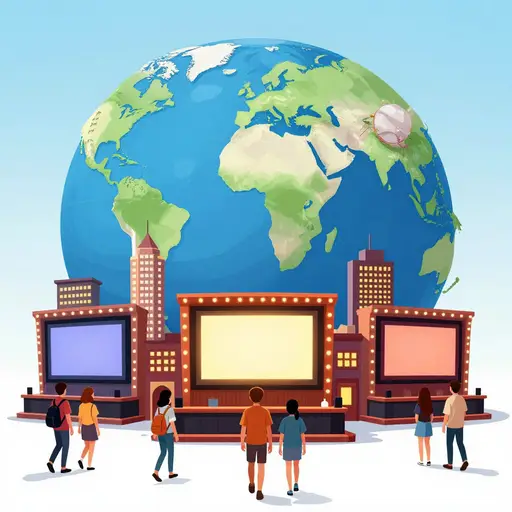 这部电影在多个国家同步上映，促进了其全球成功。