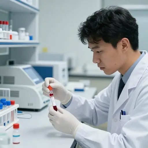 这个测试基于血液水平的测量。